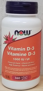 Vitamin D3 - 1000 IU (Now)